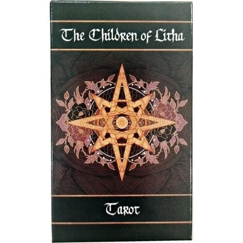 78pcs The Children of Litha Tarot Cards Prophecy Divination Deck English Version Entertainment Board Game With PDF Guidebook