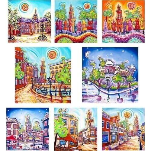 Diamond Embroidery DIY Diamond Painting Cross Stitch Picture Rhinestones Full Square Diamond Mosai ccolour painted series MH227