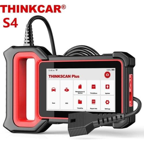 THINKCAR Thinkscan Plus S4 OBD2 Automotive Scanner SRS ABS ECM TCM BCM System Throttle Oil EPB DPF Reset OBD 2 Car Diagnostic
