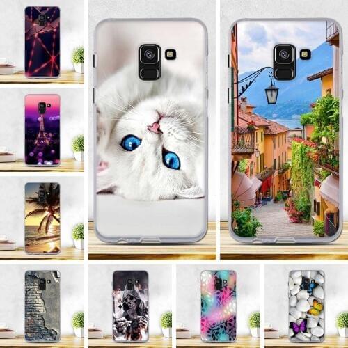 For Samsung Galaxy A8 2018 Case Soft TPU Painting Case For Samsung Galaxy A8 2018 A530 A530F SM-A530F Silicone Phone Case Cover