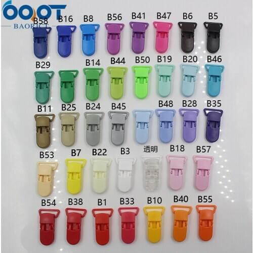 Color pacifier clip baby pacifier anti-drop strap Teether DIY pacifier anti-drop clip Duckbill clip 20mm