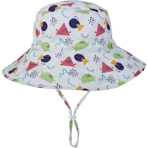2020 New Spring Summer Autumn Children Boys Girls Sun Hat Anti-UV Swim Hat Kids Flap Sun Protection For Baby 6month-5years