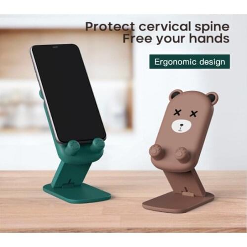 For IPhone Desk Stand Mobile Phone Holder Smartphone Stand Holder Foldable Extend Universal Mobile Phone Holder Seat For Lazy