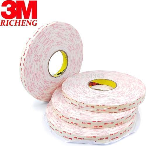 3M 4950 Double Sided VHB Acrylic Foam Tape self adhesive transparent holographic film 20MM*33M 1Roll/Lot
