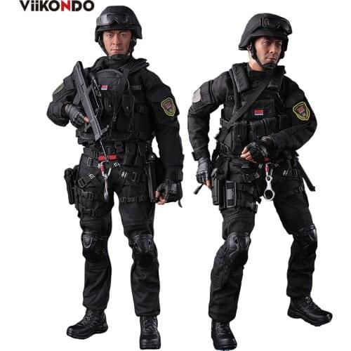 Viikondo Action Figures PLA Chinese Marine Corps 1/6 joint action figure 12 Inch Flexible Soldiers Model Set