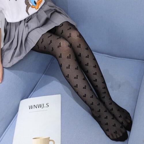 Spring Summer Autumn Mesh Thin Baby Girls Pantyhose Kids Princess Tights Children Stockings White Black Gray Love Soft Hosiery