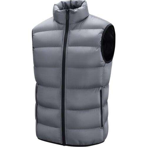 Korean Autumn And Winter MenS Waistcoat Large Size Tide Brand Down Cotton Vest Sleeveless Jacket Boy Trend