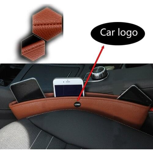 Leather Car Organizer Seat Box Gap Pocket For Toyota Corolla Avensis RAV4 Yaris Auris Hilux Prius verso MG 3 ZR Buick