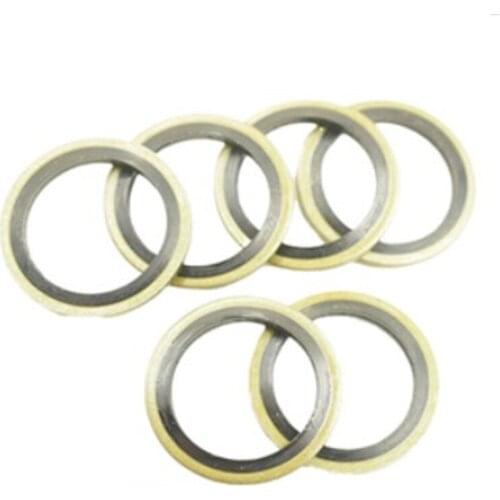 M6 M8 M10 M12 m16 M20 to M30 Combined NBR Metal Washer High Pressure Hydraulic Pipe Seal Pad Rubber Metal Shim Seal Gasket