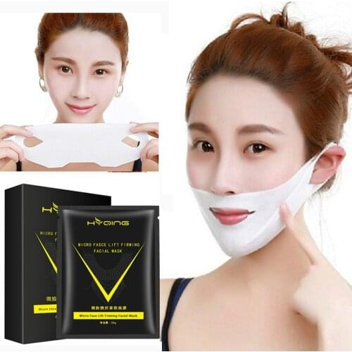 Micro Face Lifting Firming Mask Moisturizing Face Sticker Hanging Ear V Face Mask Face Skin Care Beauty TSLM1