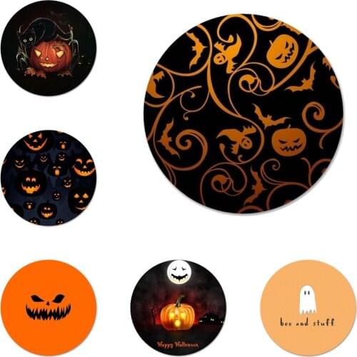 Weird Halloween Icons Pins Badge Decoration Brooches Metal Badges For Clothes Backpack Decoration