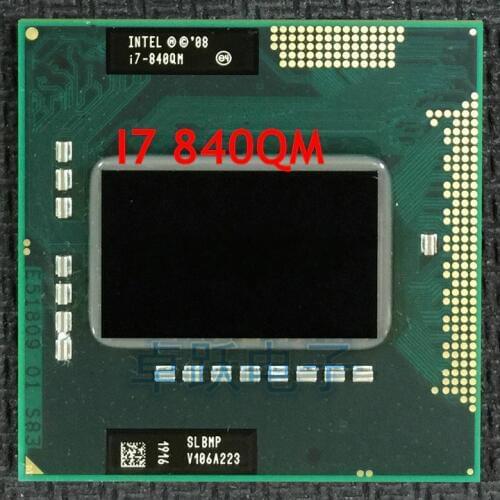 Original Intel CPU Processor Laptop Intel I7-840QM SLBMP I7 840QM 1.86G-3.2G/8M HM57 QM57 chipset 820qm 920xm
