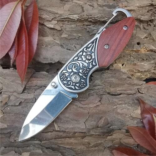 Outdoor Tactical Camping Hunting Survival Pocket Folding Knife Multi-function Hiking 8CR13MOV Knives Self-defense Tool