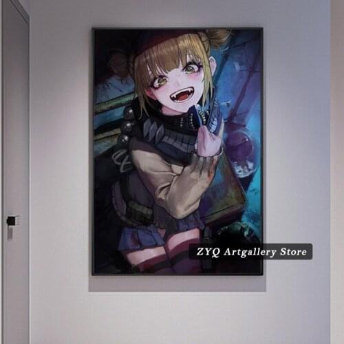 My Hero Academia Mha Posters Himiko Toga Anime Canvas Art Poster And Wall Art Picture Print Modern Family Bedroom Decor