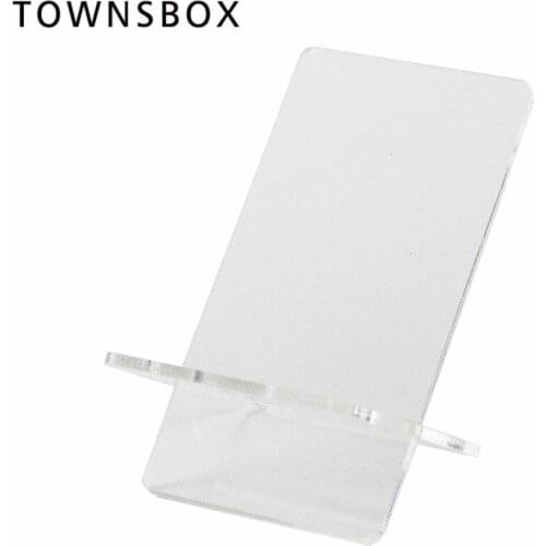 Mobile cell phone display stand X-type Clear Acrylic shoes holder wallet purse exhibition table medicine bottle display rack