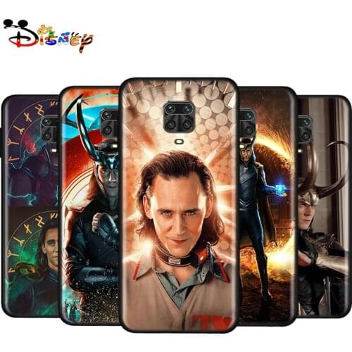 Silicone Soft Cover Avenger Loki For Xiaomi Redmi Note 10S 10 9 9S 9T 8T 8 7 6 5 Pro Max 5A 4X 4 5G Black Phone Case