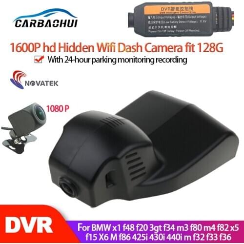 HD 1600P Car Hidden DVR Dash cam Camera Video Recorder for BMW x1 f48 f20 3gt f34 m3 f80 f82 x5 f15 X6 f86 425i 430i 440i f32 33