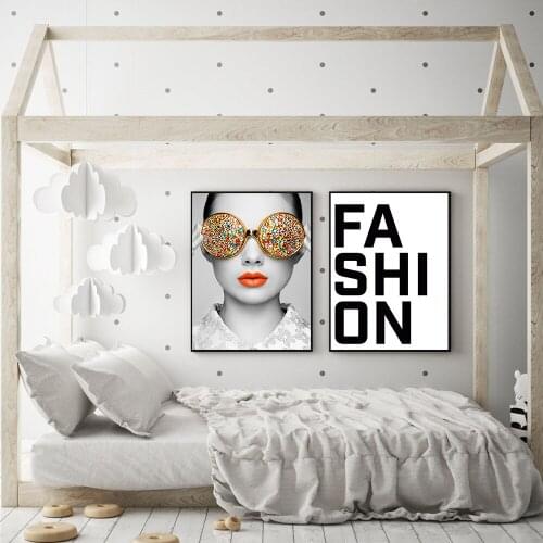 Nordic Modern Poster Fashion Canvas Painting Quote Art Print Scandinavian Bedroom Wall Picture For Living Room Home Decor