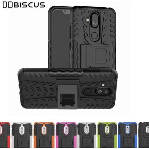 Heavy Duty Armor Holder Silicone Case For Nokia 1.3 3.4 5.3 1 2 5 8 6 3.1 5.1 6.1 Plus 7.1 8.1 3.2 4.2 2.1 2.2 6.2 7.2 2.3 Cover