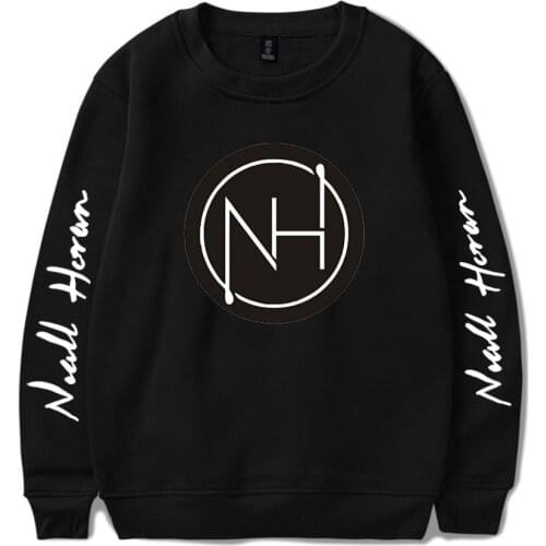Niall Horan Print Loose Tops Sweater Series Women/Men Clothe Turtlenecks Sweet Style Round collar fleece Streetwear Style