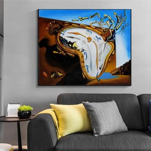 Surrealism Canvas Paintings Famous Wall Art Posters and Prints Wall Pictures for Living Room Home Decor