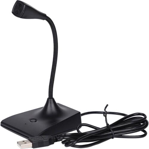 USB Conference Computer Microphone Desktop Wired Omnidirectional Condense Mic for Computer PC Laptop Office Online Meeting