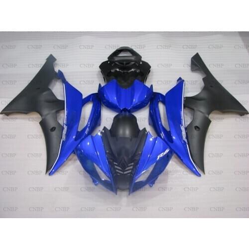 YZF R6 2008 - 2015 Fairings for YAMAHA YZFR6 08 09 Plastic Fairings for YAMAHA YZFR6 13 12 Matter Black Blue Body Kits