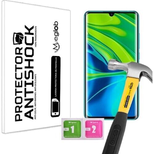 Protector de Pantalla Anti-Shock Anti-Golpe Anti-arañazos Compatible con Xiaomi Mi Note 10