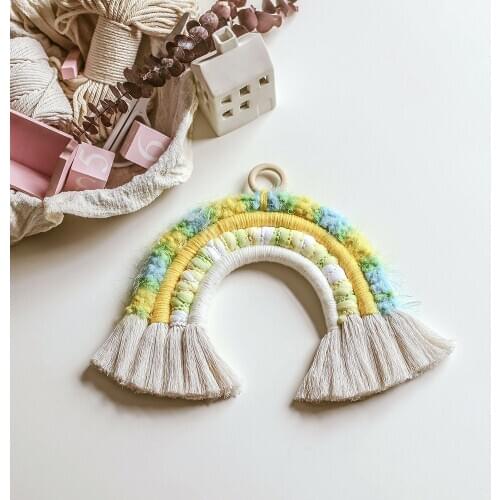 Yellow Bohemian Mandala Tapestry Wall Hangings Colored Woven Kids Girls Room Decor Bedroom Nordic Home Decoration Birthday Gifts