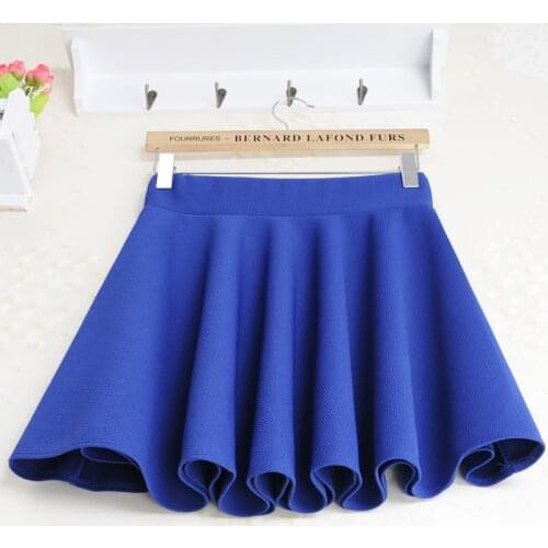 Spring Autumn Winter Womens OL Mini Shorts skirts high waist flared pleated dressing female ball grown underskirt 1pcs/lot DD16