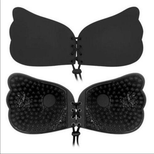 Women Self Adhesive Bra Strapless Bandage Backless Seamless Brassiere Comfy Wire Free Underwear Silicone Lingeie Sexy Brassiere
