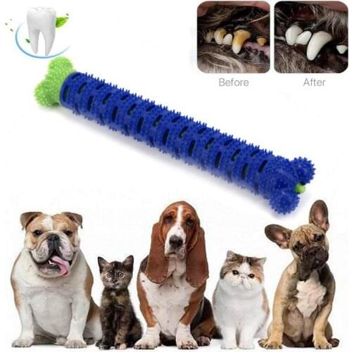 New Chewbrush Toothbrush Dog Toothbrush Chew Toys Dog Toy Dog Teeth Cleaning Toy Puppy Teething Brush Pet Supplie Cleaning Tools