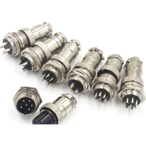 10pcs 9 Pin Male & Female Wire Panel Connector GX16-9