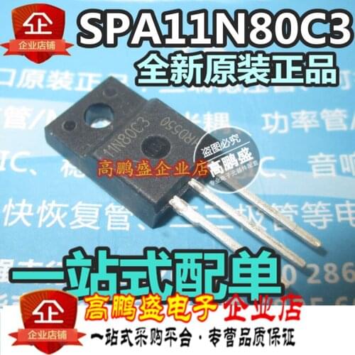 100% Original New In stock SPA11N80C3 11N80C3 TO-220F MOS inf