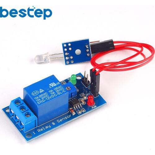 5V 12V with Small Board Light Control Switch Light-seeking Module Photodiode Sensor Relay Module no Light Detection