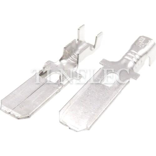 50pcs 6.3 Series Car Splices Wire Terminal Cable Male Connector Crimp Terminal For Automobile Connectors DJ6118-6.3A/B/C