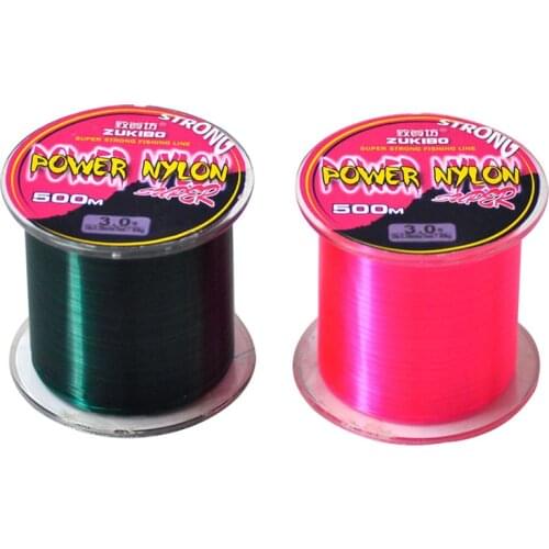 500M Super Strong Nylon Fishing Line Clear 5LB-40LB Japan Durable Monofilament For Carp Fishing Rock Sea Fishing pesca