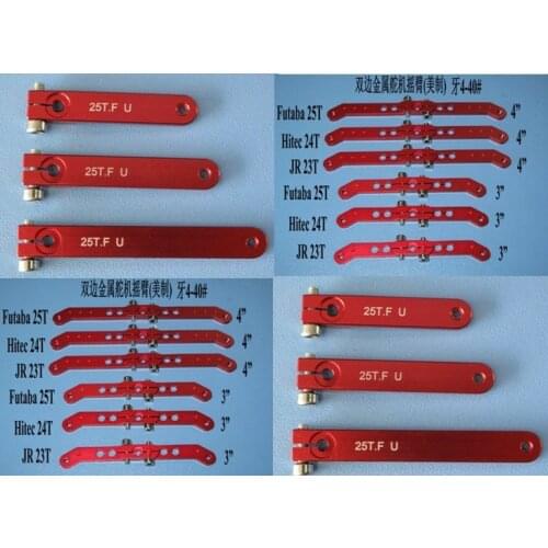 Aluminum Servo Arms for gasoline airplane 1.01.52.034inch doublesingle arm