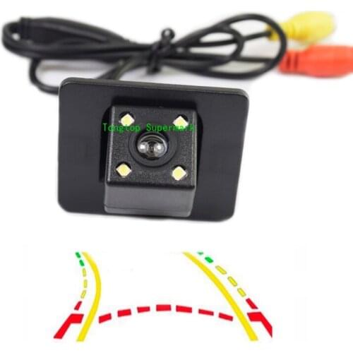 CCD Dynamic Trajectory Tracks Car Rear View Camera For Mazda 3 Mazda3 Axela BM Sedan 2014~2018 Install in Original Hole