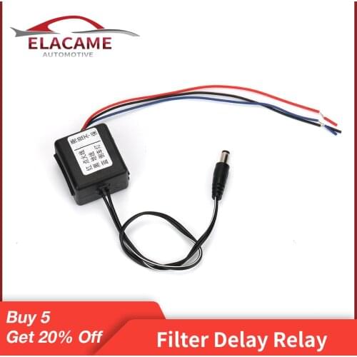 Car Rear View Camera Rectifier 12V DC Power Relay Capacitor Filter Connector for Backup Auto Germany Car Camera Filter