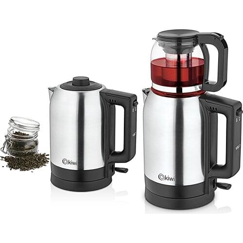 Kiwi Tea Machine Inox Tea Tea Maker English Chinese Tea Brewed Herbal Tea Kettle Ceylon İnfuser Teapot Steel kettle