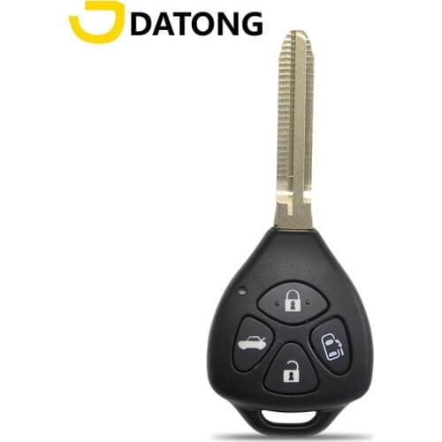 Datong World Car Remote Key Shell Case For Toyota Corolla Camry Reiz RAV4 Crown Avalon Venza Replacement Housing Cover TOY43