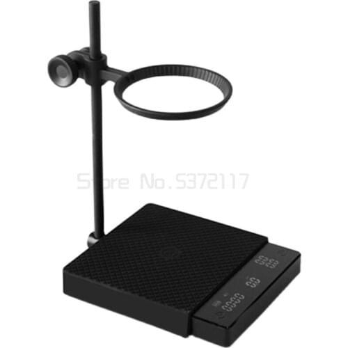 Black Mirror Smart Coffee Electronic Scale Basic Weighing Panel Data sharing Dual Sensor Scale High precision sensors