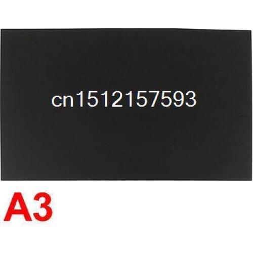 Black Plastic Acrylic Plexiglass Sheet A3 Size 297mm x 420mm x 2mm
