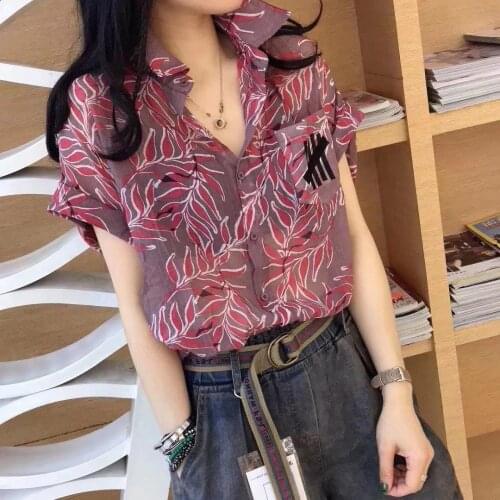 Cheap wholesale 2021 spring summer autumn new fashion casual ladies work women Blouse woman overshirt female OL Ay1652