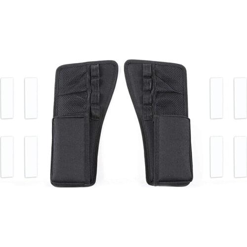 For 2015-2021 Dodge Charger Center Console Gear Shift Storage Organizer Bag, Seat Space Side Pocket Storage Box, 2Pcs