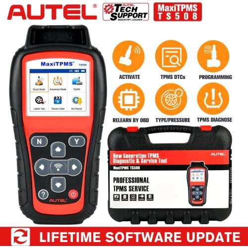 Autel MaxiTPMS TS508 TPMS Tire Pressure Sensors Activate Program Tool Scanne