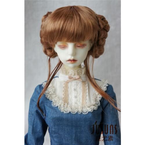 JD059 1/3 Lovely Synthetic Fiber Doll Braided Wigs SD wigs BJD hair size 8-9 inch Haley Wigs for BJD Dolls doll hair