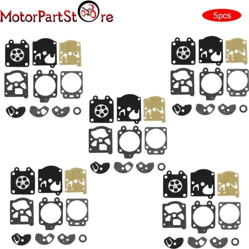 5 Pcs Carburetor Rebuild Repair Kit Diaphragm Gasket Set For Walbro D10-WAT WA WT Series Carb