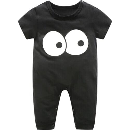 Infant Toddler Baby Rompers New Newborn Baby Boy Girl Short Sleeve O-neck Clothes Infant Rompers